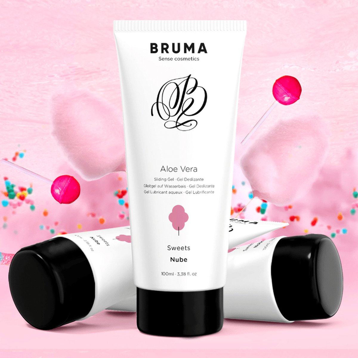 Goedkoopste BRUMA | Bruma - Aloe Vera Sliding Gel Sweets Flavor 100 Ml | Lubricant | Comfortable Intimacy Experience | Best Orgasm Sensations