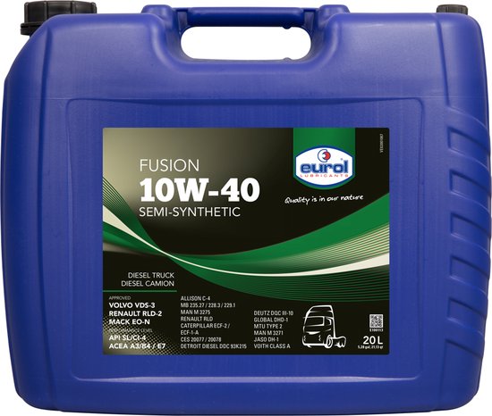 Eurol Fusion 10W-40 - 20L