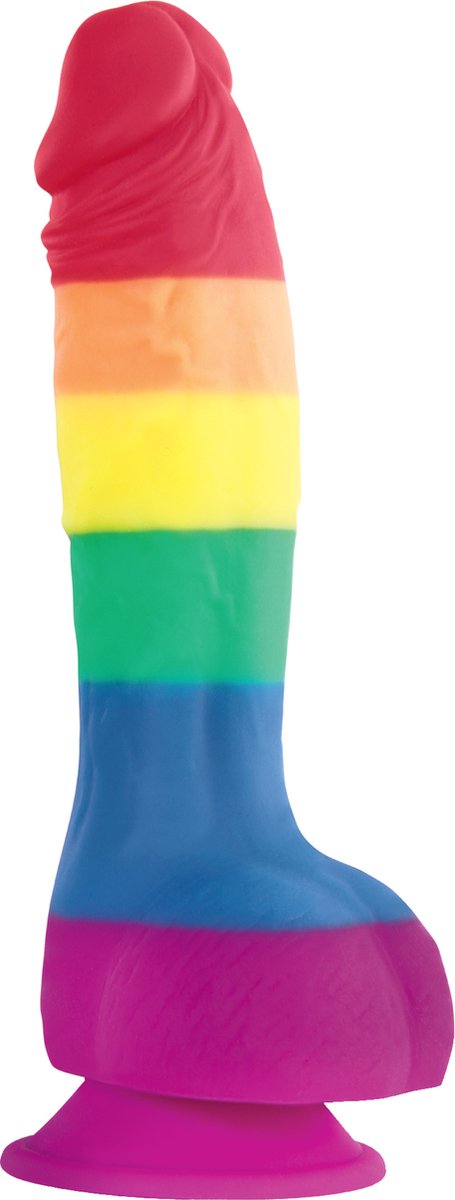 Goedkoopste Colour Pride Edition Realistische Dildo - Regenboog
