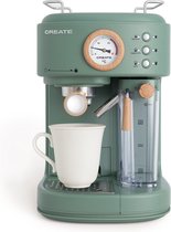 CREATE - Espressomachine - 20bar halfautomatische - Met melkreservoir - Kleur Sage - THERA MATT PRO