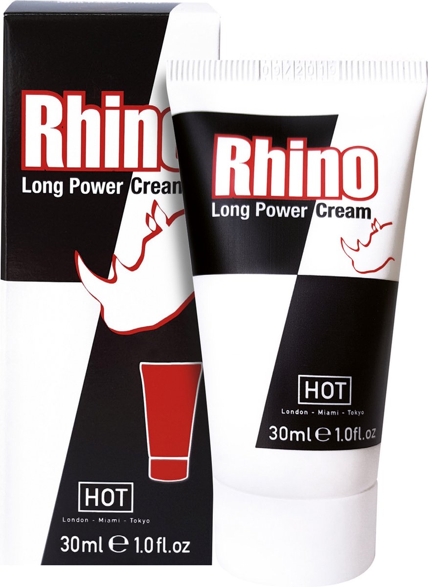 Goedkoopste Hot Rhino Long Power Cream - 30 ml - Delay Cream