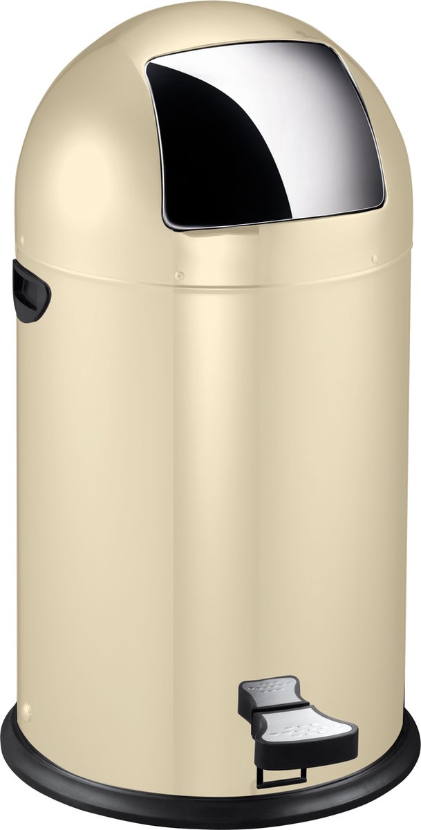 Goedkoopste EKO - Kickcan 33 liter - Steel - crème - Prullenbak