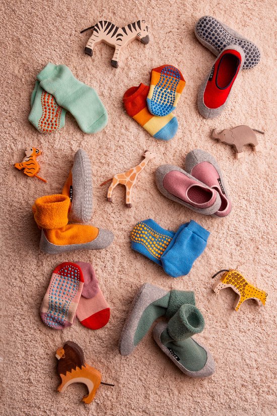 Chaussettes d'intérieur FALKE Cosy Slipper Enfants - Fleur d'Amandier - Taille 27-28
