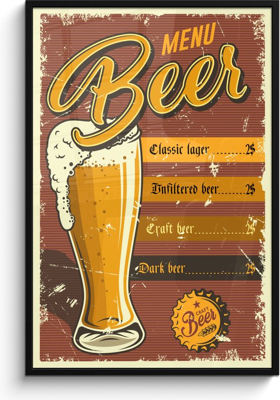 Poster Mancave - Bier
