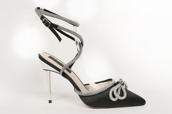 Zerba - Dames Pumps - Maat 37- Zwart - Monti