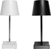 Tafellamp - Bureaulamp - Luxe - Zwart - Touch - 3 standen licht - Sfeer - Draadloos - 3 standen - Dimbaar