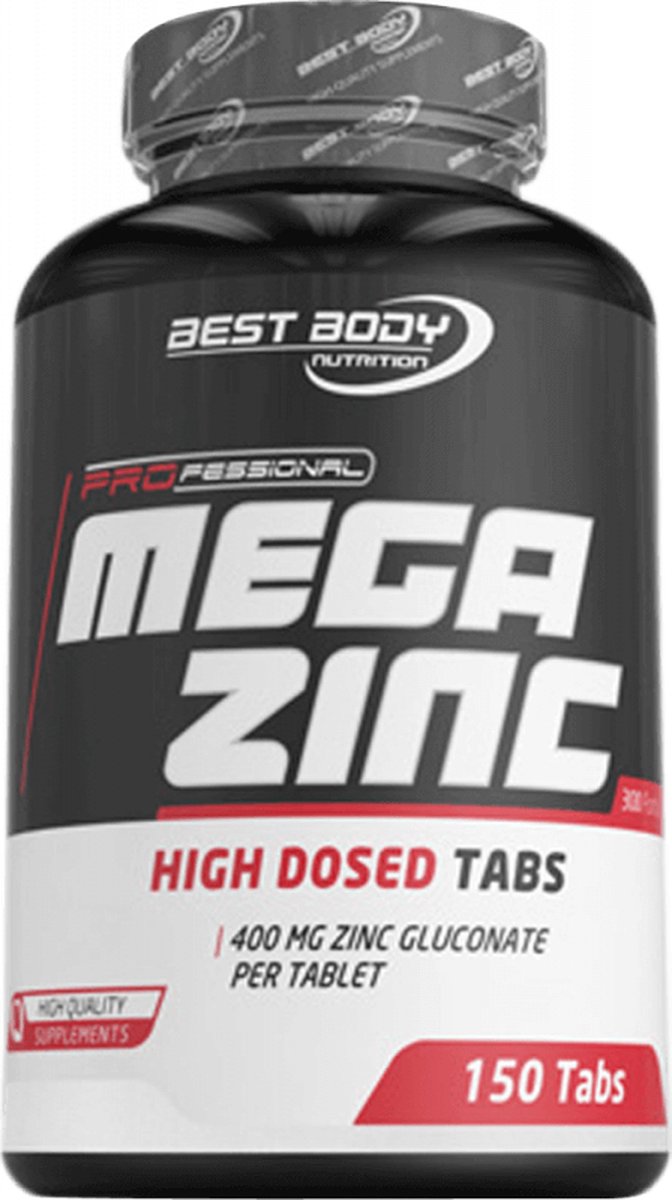 Best Body Nutrition Mega Zinc (150) Standard - Vitaminen, mineralen & gezondheid - Mineralen