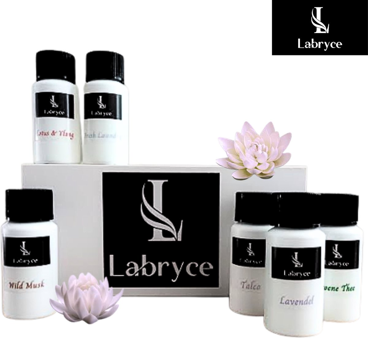 Labryce® Proefpakket Exclusieve Wasparfum 100% Parfum - Geurbooster - 6x20 ml