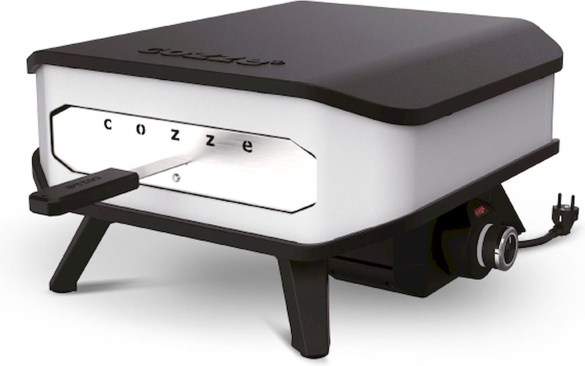 Cozze® Elektrische Pizza oven 13” - Met Pizzasteen & Deur - Tot 450°C - Voor Pizza’s tot 34 cm - Elektrische Pizza Oven voor Binnen & Buiten – foto 7