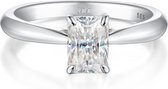 Lustra – Radiant Solitair Moissanite Ring - 2.7 karaat