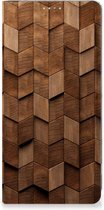Book Wallet Case geschikt voor OnePlus Nord 3 Wooden Cubes