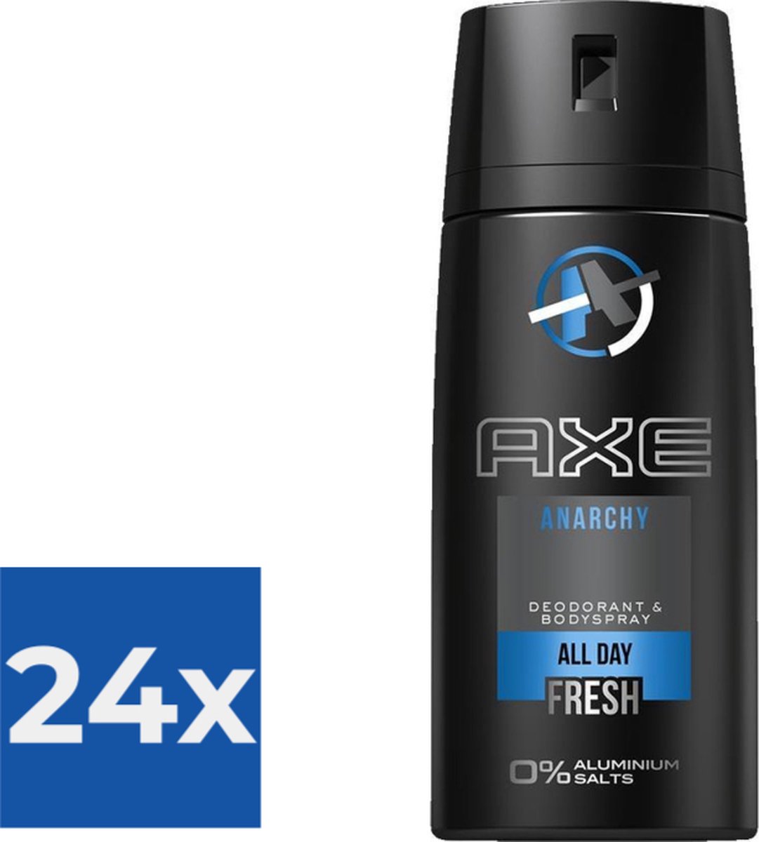 Goedkoopste Axe Deospray Deodorant - Anarchy 150ml - Voordeelverpakking 24 stuks