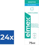 Elmex Sensitive Original tandpasta - 75ml - Voordeelverpakking 24 stuks