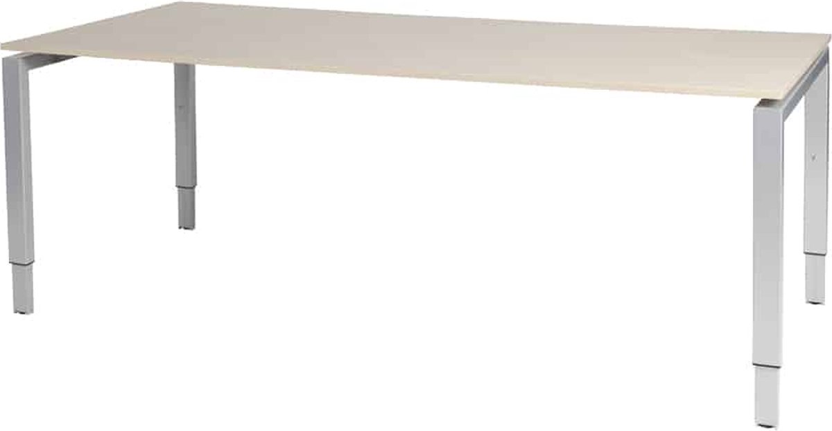Verstelbaar Bureau - Domino 200x90 robson - alu frame