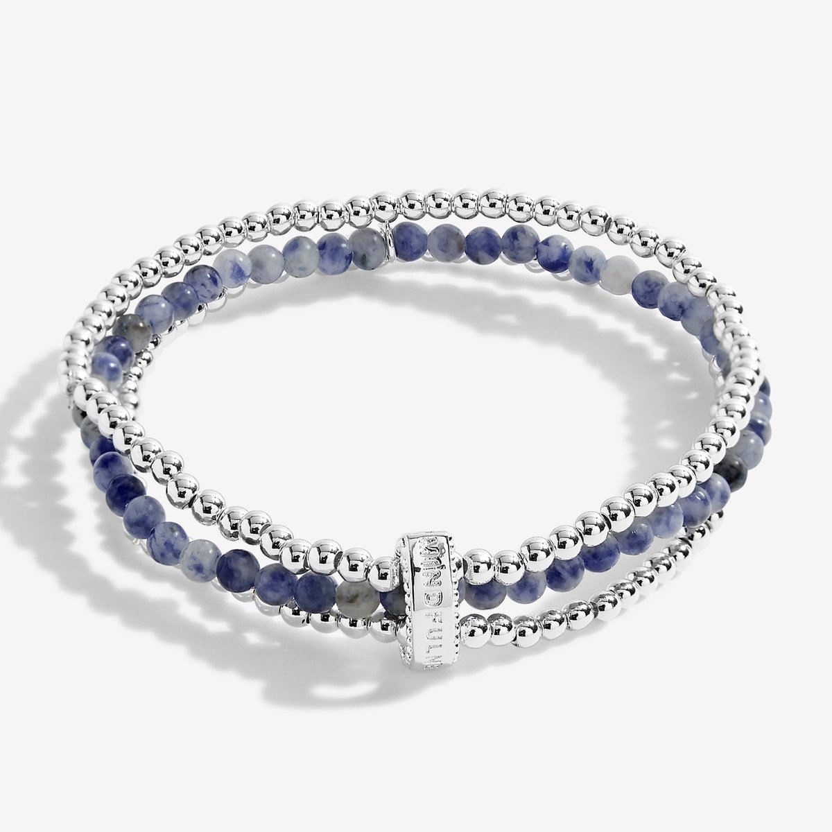 Joma Jewellery - Wellness Stones - Blue Lace Agate - Armband