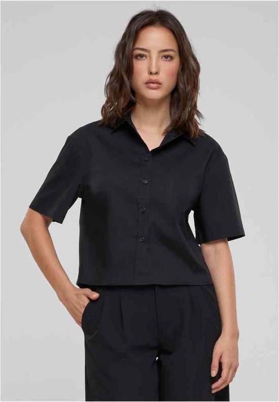 Urban Classics - Oversized shirt Blouse - XXL - Zwart