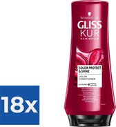Gliss Kur Conditioner Color Protect & Shine 200 ml - Voordeelverpakking 18 stuks