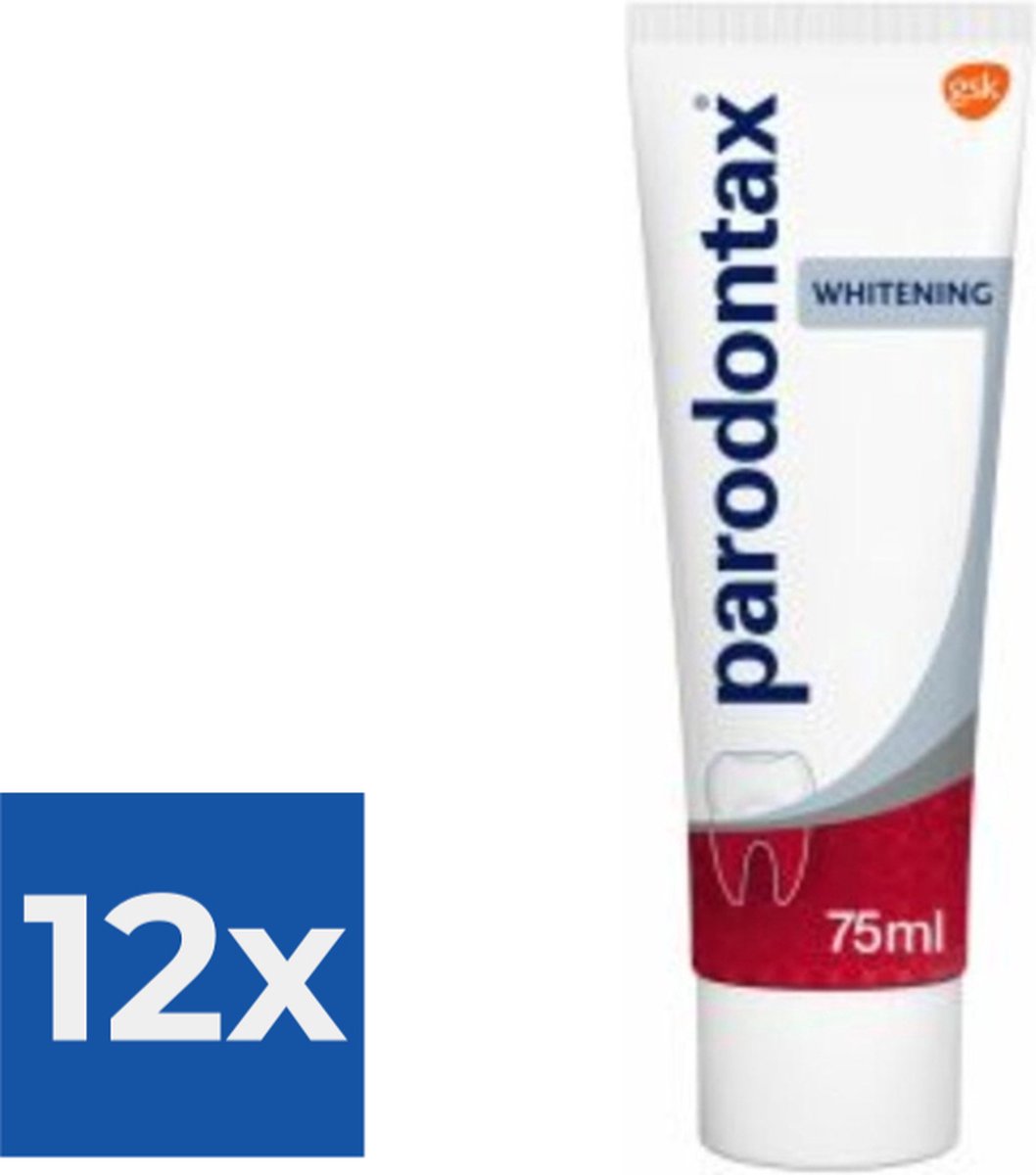 Parodontax Tandpasta Whitening 75 ml - Voordeelverpakking 12 stuks
