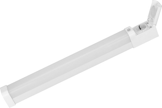 Lampe LED Undermount 60 cm avec 2 douilles - Lampe de cuisine Undermount - Argent