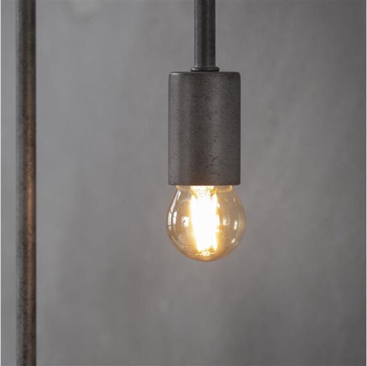 Lichtbron LED [G45] filament bol Ø4,5 - Amberkleurig glas