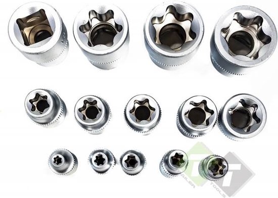 Coffret De 60 Douilles Torx Mâles Et Femelles – Satra S-ST60B – Neuf