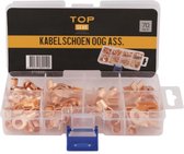 Topgear Assortiment Kabelschoenogen: 70 Stuks Koperen Klemogen