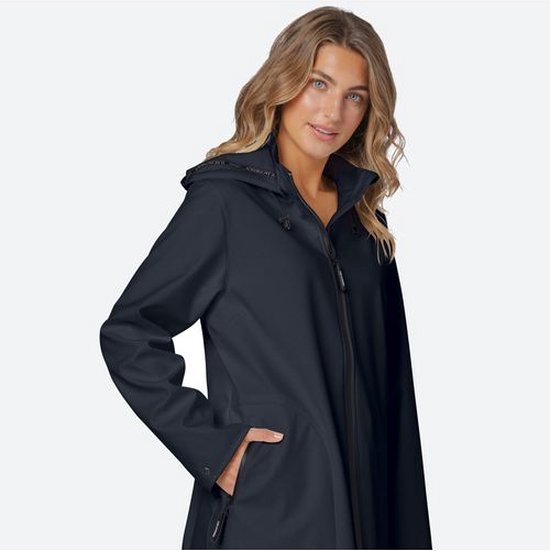Regenjas Dames - Ilse Jacobsen Raincoat RAIN128 Dark Indigo - Maat 42 - Ilse Jacobsen