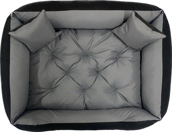 Lit pour chien doux et luxueux - coussin pour chien - 100 cm x 70 cm - taille L - panier pour animaux - lit pour chien - waterproof - anti allergique