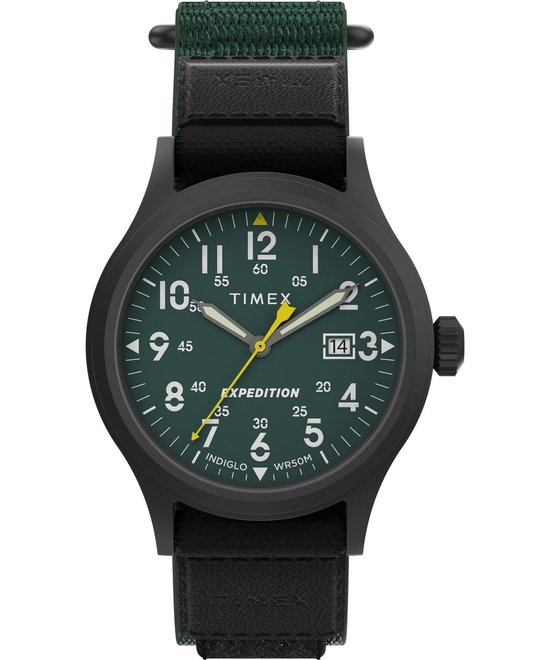 Timex Expedition Scout TW4B29700 Horloge - Textiel - Zwart - Ø 40 mm