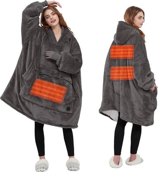 Hoodie Voor Dames, Sweatshirt Met Capuchon, Verwarmde Capuchon