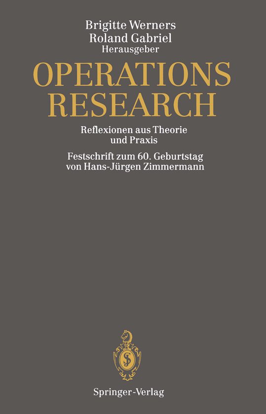 Operations Research - cover