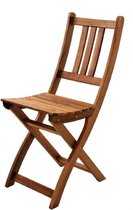 SAM Blossom Garden Chair Acacia Wood FSC® 100% Certified, Ideal for Balcony, Garden & Patio, Foldable