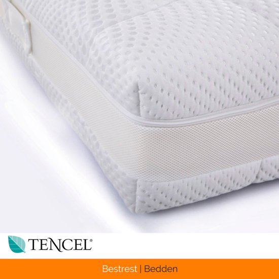 Tencel Pocketveer matras Latex 3000 – ca. 25cm dik - 70x200cm - Bestrest Bedden®