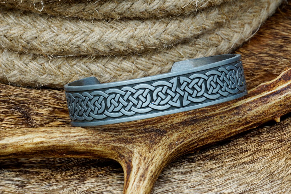 [Two Ravens] Verstelbare Viking Armband - Noorse Knopen Polsband - Keltische Armband - Armring - Polsband - Noorse Mythologie - Asatru - Spiritueel - Natuur Religie
