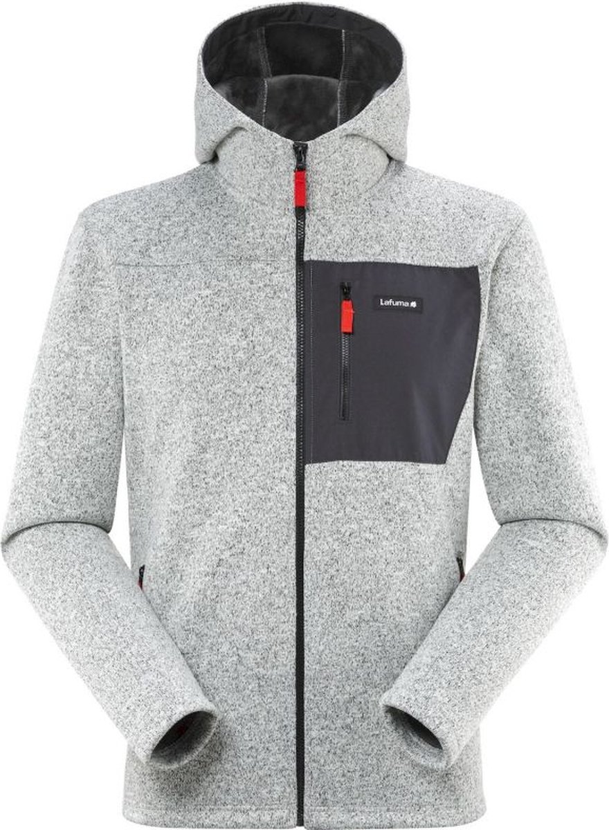 Lafuma Access Wind Hoodie M Fleecevest Heren Heather Grijs