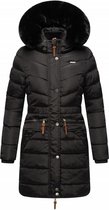 Warm & Waterafstotend Navahoo PAULA PRINCESS - Winterjas Dames - Volwassen - Capuchon - Zwart - S