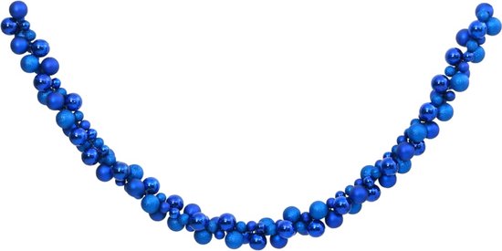 vidaXL-Kerstslinger-ballen-175-cm-polystyreen-blauw