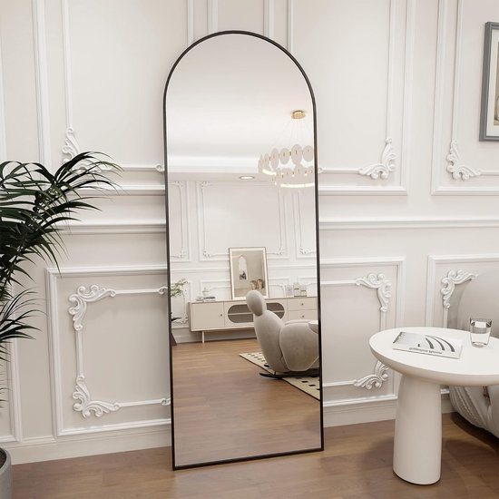 Miroir pleine longueur Arches, 45 x 147 cm, miroir sur pied incurvé, grand  miroir sur... | bol