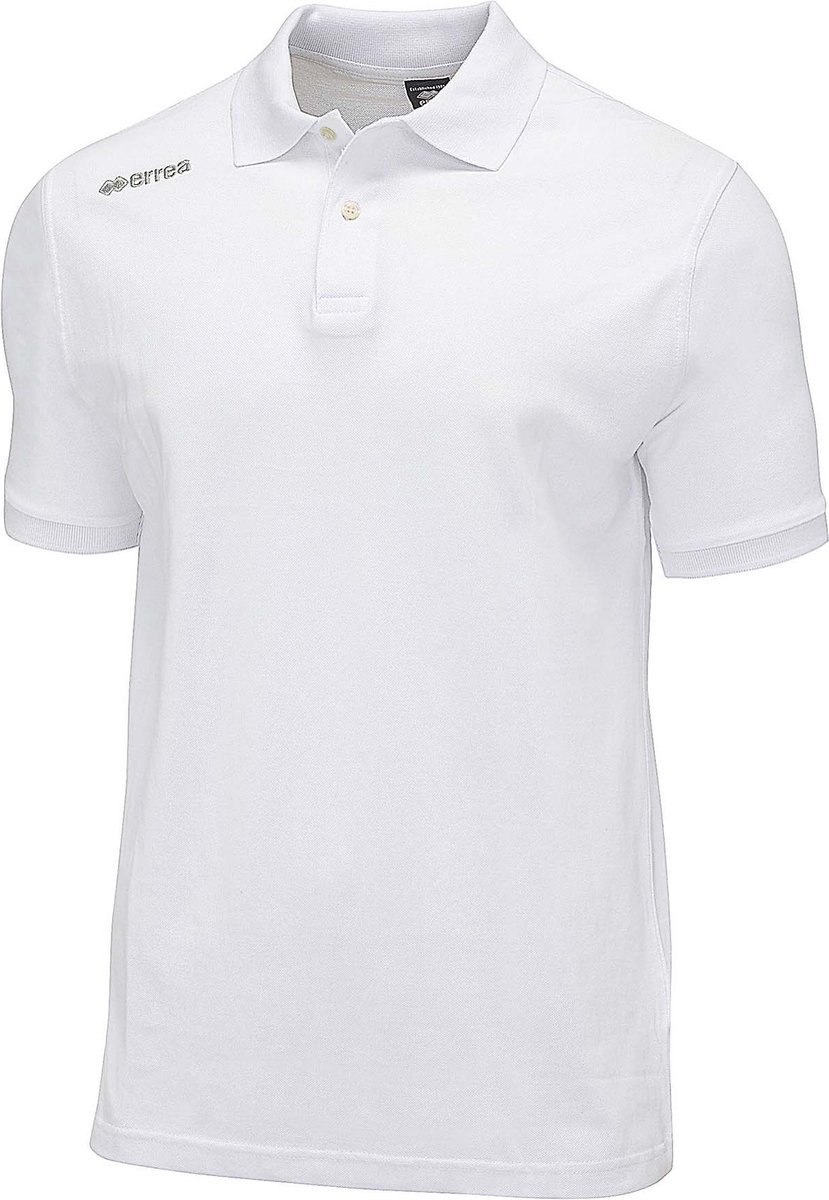 Errea Team Colour 2012 Ad Wit Poloshirt Met Korte Mouwen - Sportswear - Volwassen