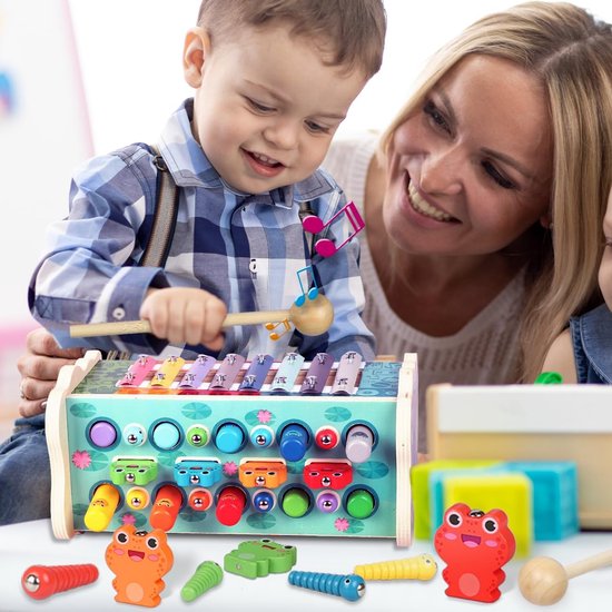 Houten Montessori sorter 3-in-1 - magnetisch - Kruzzel