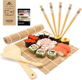 Bamboe sushimat, gecarboniseerde sushi rolmat, schimmelwerend, sushikit voor beginners