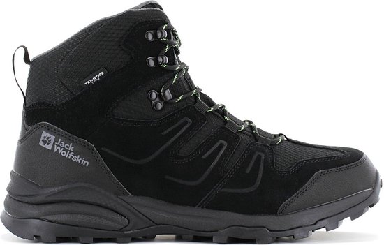 Jack Wolfskin Traction 3 Texapore Mid M - Chaussures pour femmes de Chaussures de randonnée imperméables pour homme Zwart 4048981-6084 - Taille EU 44 UK 9.5