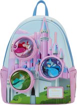 Loungefly - Disney Doornroosje Glas-in-lood kasteel mini-rugzak