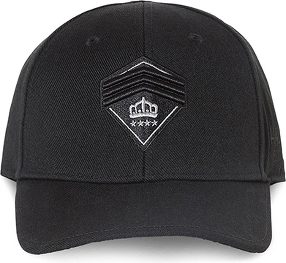 Hassing1894 model EVIDENT BLACK - cap - baseball cap - zwart - verstelbare pet - trendy - stijlvol - modieus - het hele jaar door