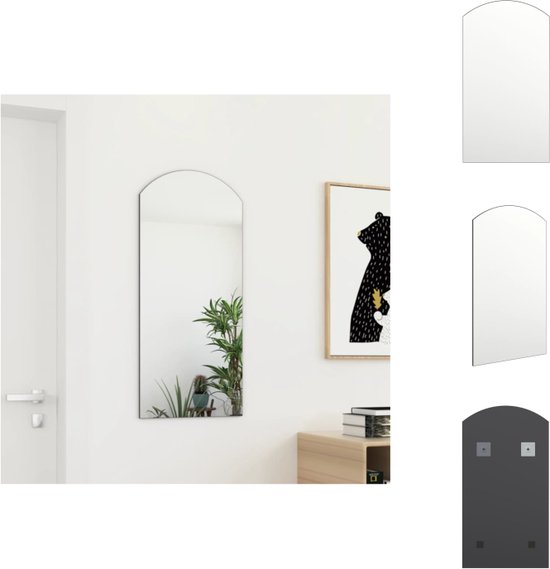 vidaXL Wandspiegel - 90 x 45 cm - Minimalistisch design - Spiegel