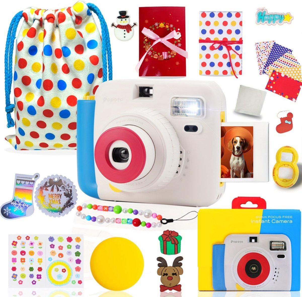 Livano Polaroid Camera - Polaroid Printer - Digitale Foto Camera - Camera Met Printer - Oplaadbaar - Kleurenpalet