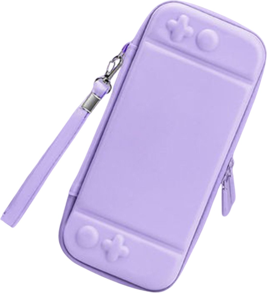 Livano Case Geschikt Voor Nintendo Switch - Hoes - Beschermhoes - Waterafstotend - Accessoires - Paars