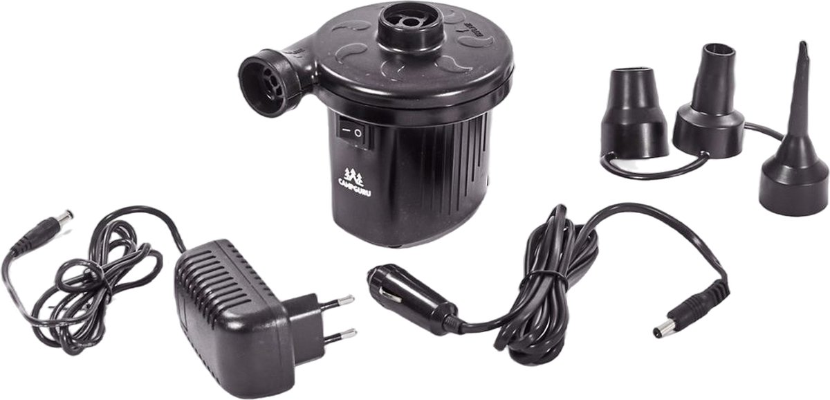 CampGuru Luchtbedpomp 12/230 V 200L/M - Luchtbedden pompen -