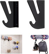 Skateboard wandhouder display rek, skateboard wandrek display rek met opberghaken, wandhouder voor longboard, skateboard, snowboard