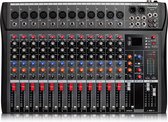 Livano Audio Mixer - Mengpaneel - DJ - Mixer - Gaming - 12 Kanaals